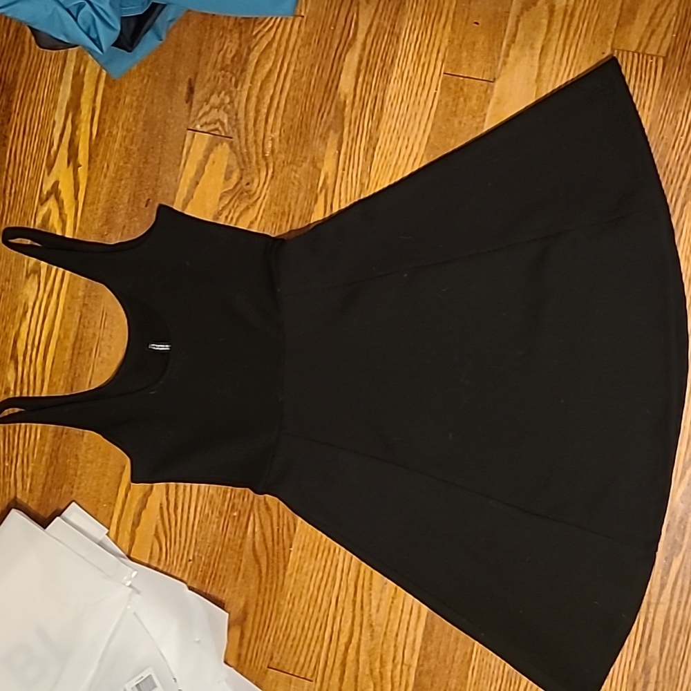 H&M black mini dress